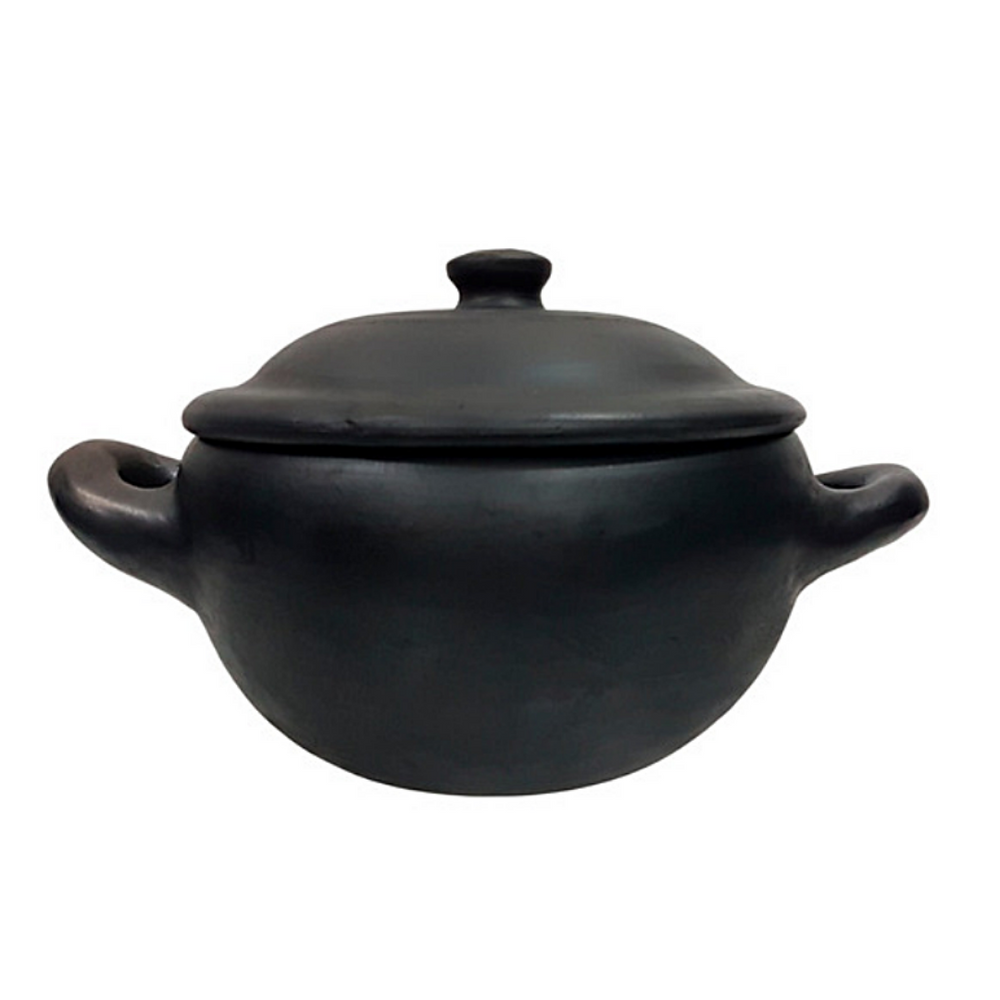 Caçarola De Barro Preto Capixaba N0 1,4L Artesanato Vilas Boa