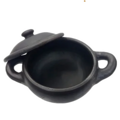 Caçarola de Barro Preto Capixaba N3 4L Artesanato Vilas Boa