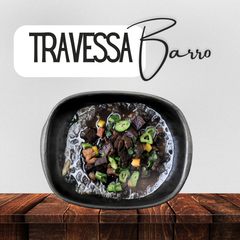 Travessa P Preta de Barro 1L - A Gourmet