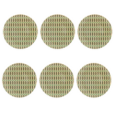 Kit 8 prato de Sobremesa Unni Piastrella Oxford - A Gourmet