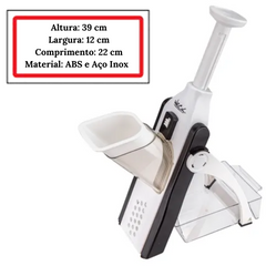 Cortador Fatiador Legumes Mandoline Vertical Ajustável Weck Weck