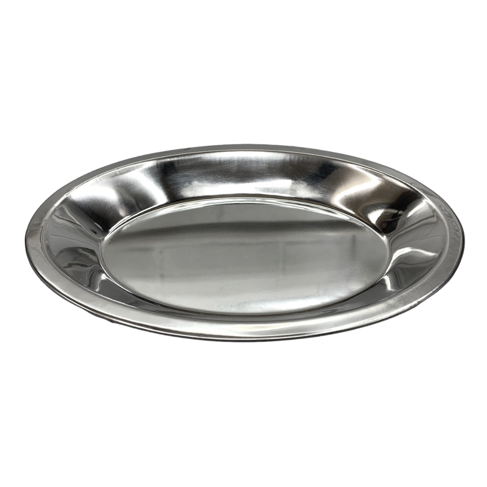 Travessa Funda Grande De Aço Inox 30cm em Aço Inox Baccani