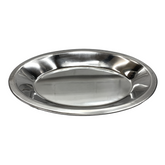 Travessa Funda Grande De Aço Inox 30cm em Aço Inox Baccani