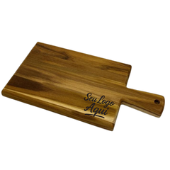 Kit 15 Tabua Madeira Teca Personalizada Sua Logo Marca