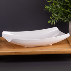 Travessa Curva de Melamina de 25cm Bestfer