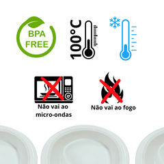 Tigela Oval de Melamina P 600ml - A Gourmet