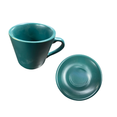 Xicara de Chá Com Pires Jade - A Gourmet
