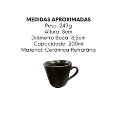 Xicara Chá Sem Pires Petróleo - A Gourmet