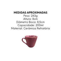 Xicara de Chá Sem Pires Vinho - A Gourmet