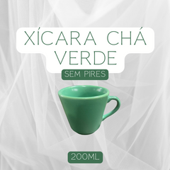 Xicara de Chá sem Pires Verde - A Gourmet