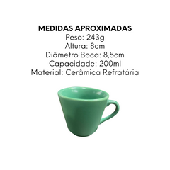 Xicara de Chá sem Pires Verde - A Gourmet