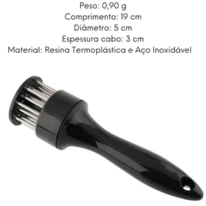 Amaciador de Carne Com Agulhas Mundial Hercules