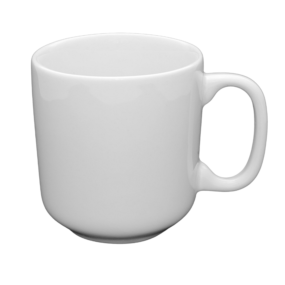 Caneca Paulista em Porcelana Lisa 300ml BelaVista