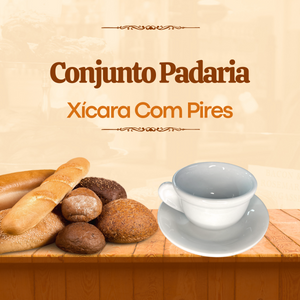 Xicara de Café Expresso de Porcelana 100ml BelaVista