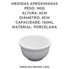 Cumbuca Porta Vinagrete Segunda Linha 150 ml BelaVista