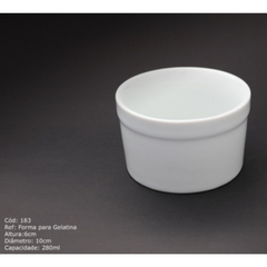 Molheira Forma Para Gelatina em Porcelana 280ml BelaVista