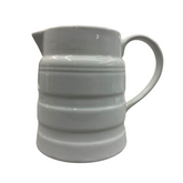 Jarra Canelada Grande 840ml de Porcelana BelaVista