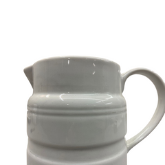 Jarra Canelada Grande 840ml de Porcelana BelaVista