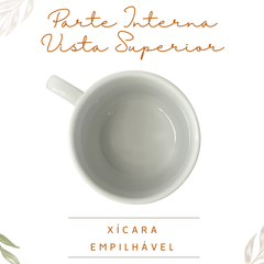 Kit 3 Xicara Chá 160ml Segunda Linha