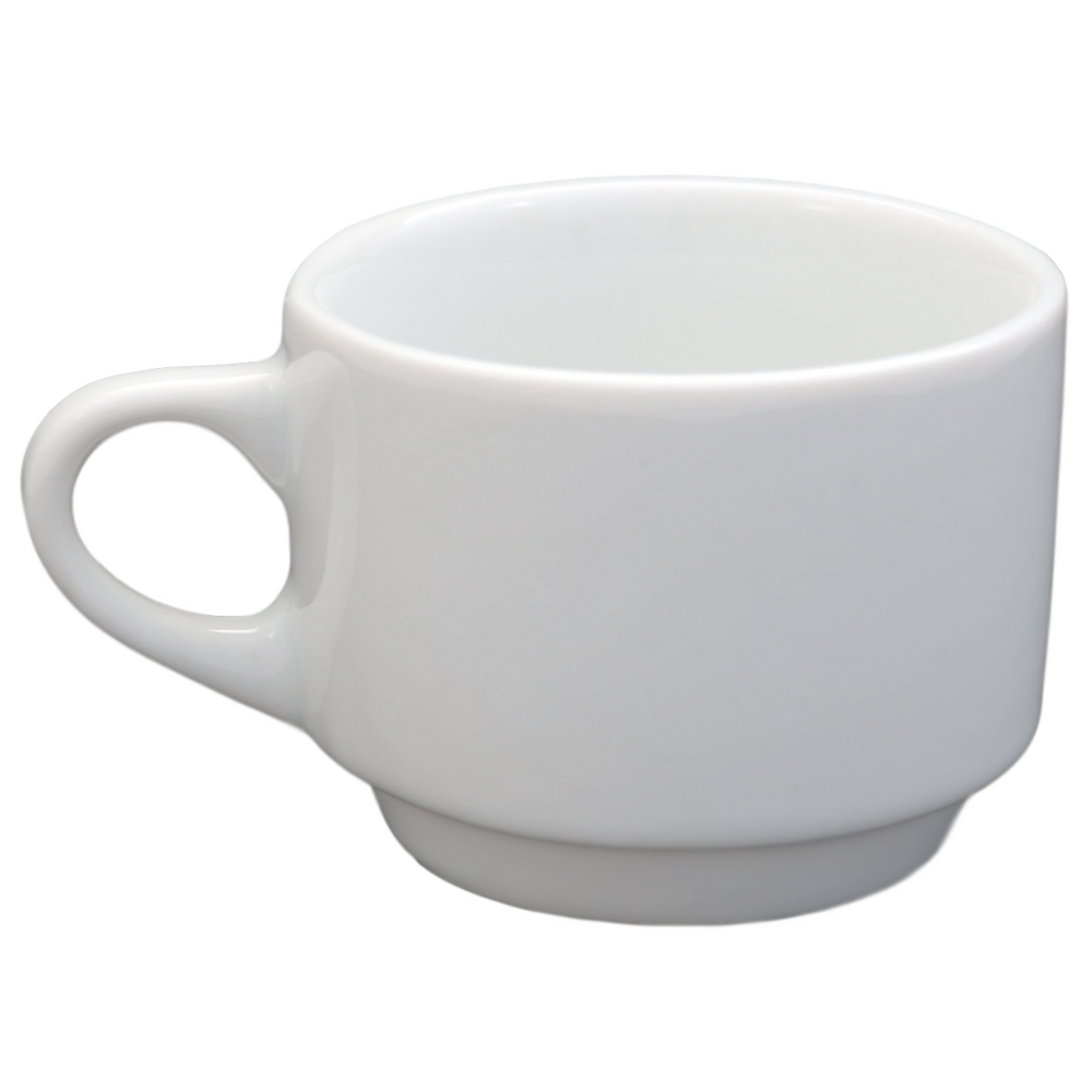 Xicara de Chá 160ml Empilhaveis em Porcelana BelaVista