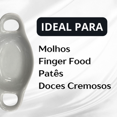 Cesto Servir Porcelana Buffet 35ml BelaVista