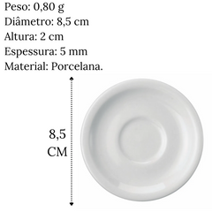 Xicara de Café Golinho 30ml C/ Pires BelaVista