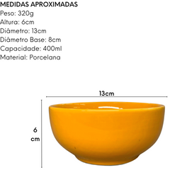 Tigela Mexicana Laranja 400ml BelaVista