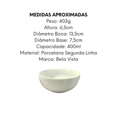 Tigela Mexicana Porcelana 400ml