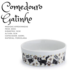 Comedouro Pet de Porcelana 600ml BelaVista