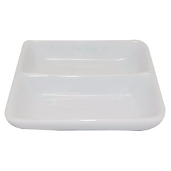 Porta Patê Molho C/ Divisão Porcelana BelaVista