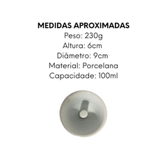 Forminha Para Pudim Pequeno de Porcelana BelaVista
