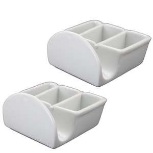 Porta Guardanapo Conjugado em Porcelana BelaVista