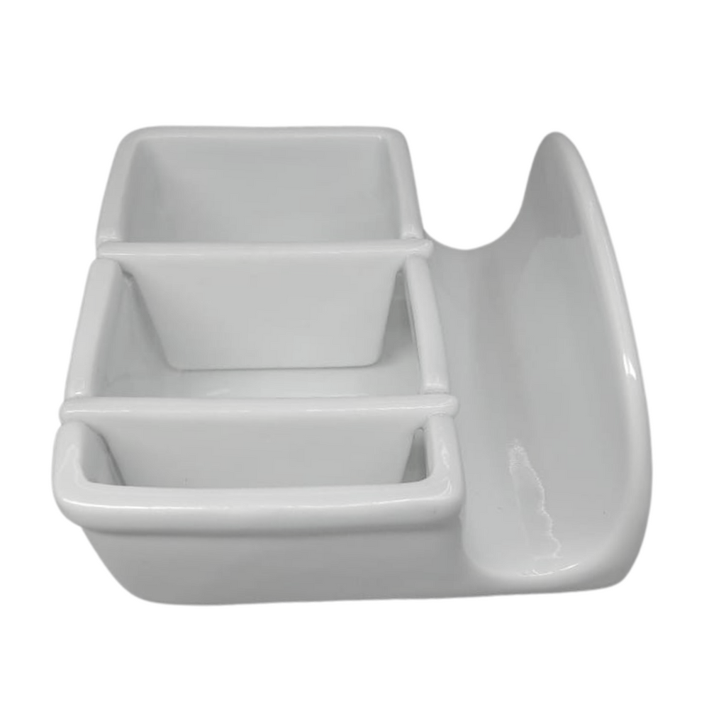 Porta Guardanapo Conjugado em Porcelana BelaVista