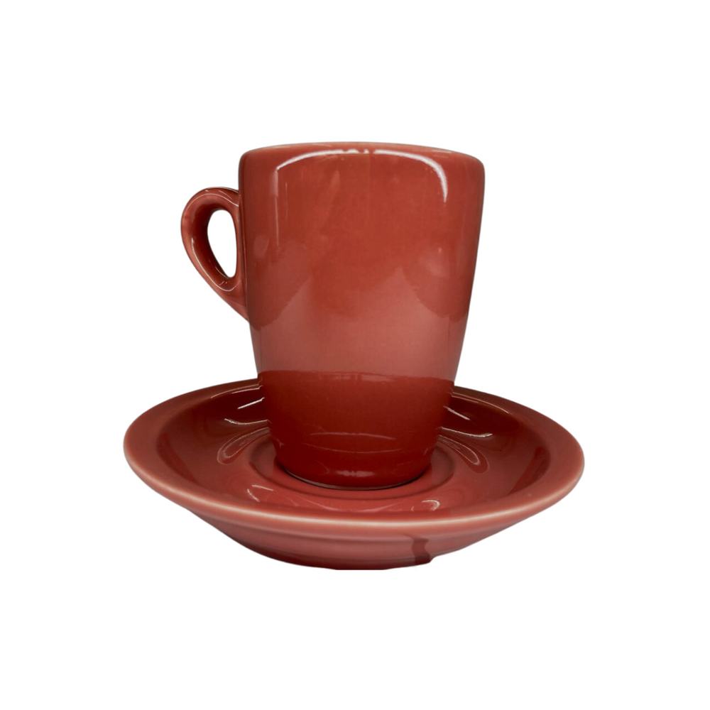 Xicara Genova Vermelha com Pires A Gourmet