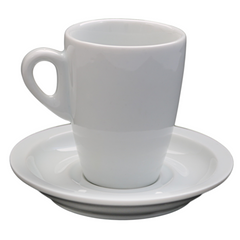 Xicara Genova de Porcelana C/ Pires 110ml BelaVista