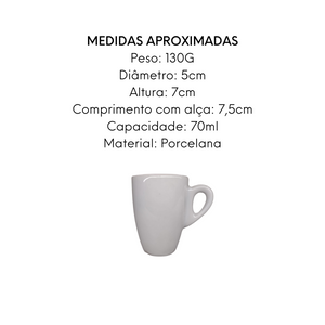 Xicara de Café Genova 70ml BelaVista