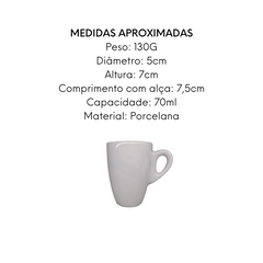 Xicara de Café Genova 70ml BelaVista