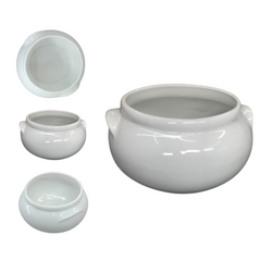 Cumbuca Grande em Porcelana S/ Tampa BelaVista