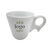 Kit 50 Xicara Café Pirâmide S/Pires Personalizado BelaVista Xicara de Café