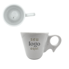 Kit 50 Xicara Café Pirâmide S/Pires Personalizado BelaVista Xicara de Café