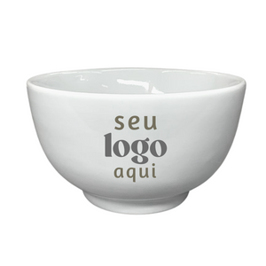 Kit 50 Tigela Japonesa 500ml Com Sua Marca BelaVista Tigela Porcelana