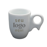 Kit 50 Xicara de Café Biruta 70ml Personalizado BelaVista Xicara de Café