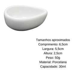 Mini Gotinha em Porcelana 30ml BelaVista