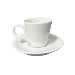 Xicara 70ml Com Pires Porcelana - A Gourmet