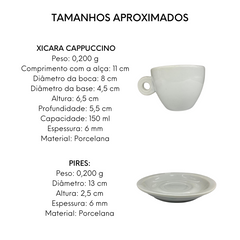 Xicara de Capuccino Coquinho Com Pires BelaVista