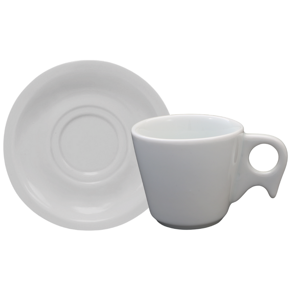 Xicara de Chá Piramide Cabo Bico C/ Pires 170ml BelaVista