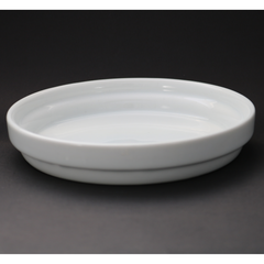 Prato Redondo Sobremesa em Porcelana 18cm BelaVista