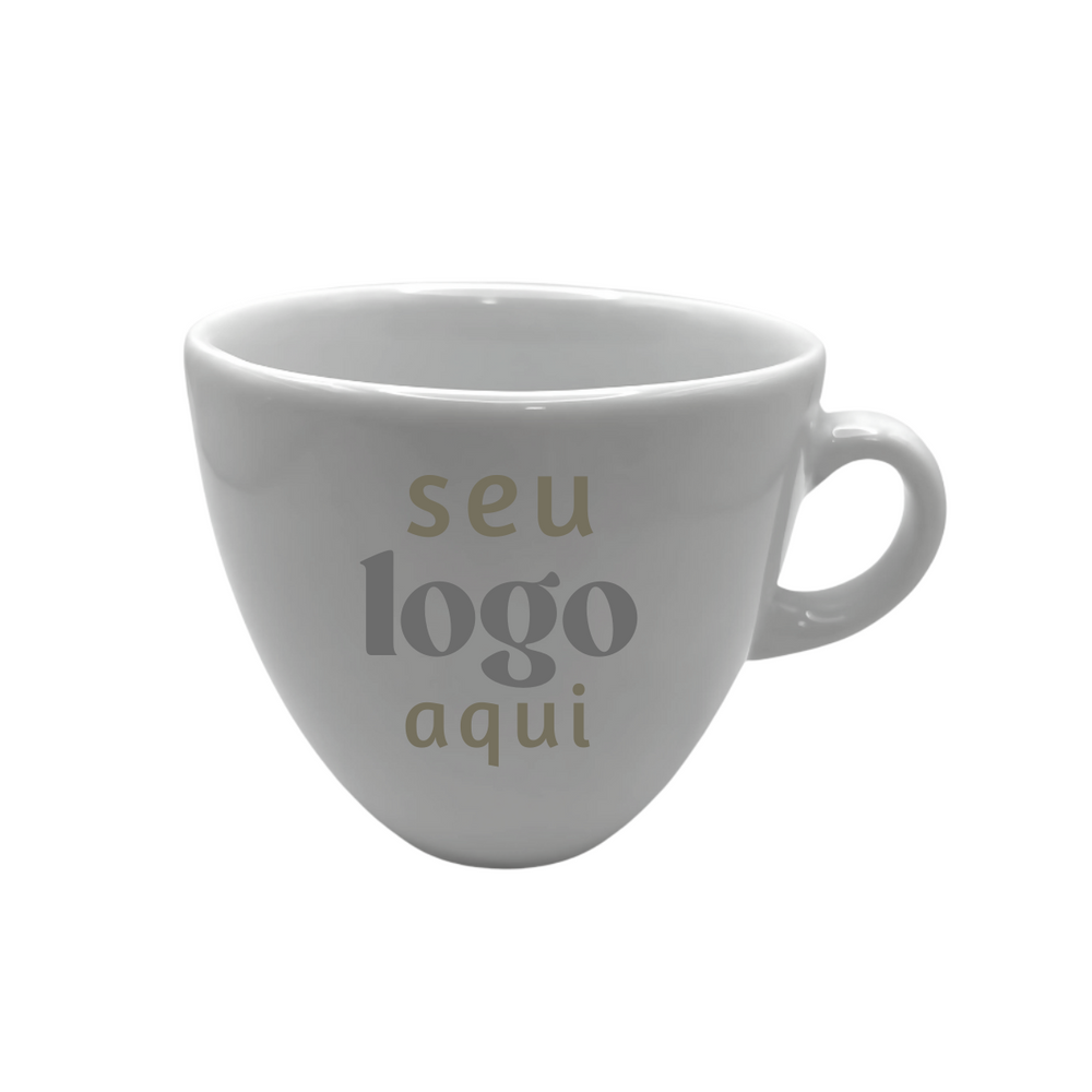 Kit 50 Xícara Chá Coquinho com sua logo marca BelaVista Xicara de Chá