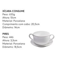 Xicara Consume Grande 2 Cabo 750ml Com Pires BelaVista