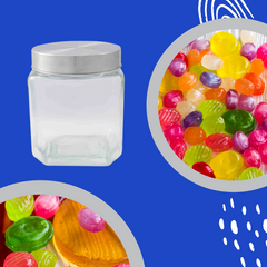 Pote de Vidro Com Tampa 1,3L Imporiente